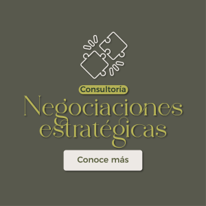 Consultoría: Negociaciones estratégicas